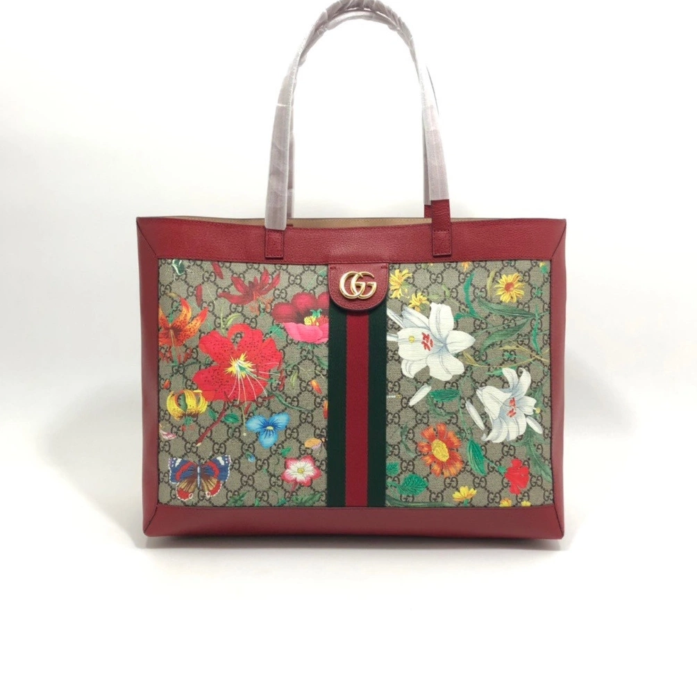 Hyper Peter Monogram Web Flora Tote Ophidia Supreme GUCCI Large GG 0717